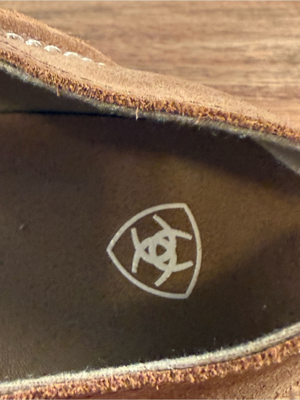 Ariat Cruiser Slip-On Shoes Brown Suede/Turquoise Snake Leather Size 9.5 - Picture 10 of 13